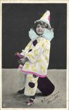 CPA Fantaisie Pierrot Pierrots Enfant 