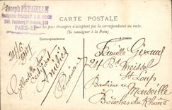 Vintage Postcard Tree Paris Wood of Vincennes terrible Effects of the cyclone of June 16th, 1908