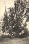 Vintage Postcard Tree Surroundings of Rennes St Laurent the church and the Large Flowering ash