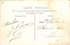 Vintage Postcard Tree Wood of Vincennes the fall of the trees Cyclone of June 16th, 1908