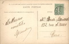 Vintage Postcard Tree Drill of Senart the oak of Antin