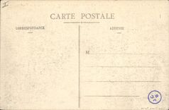 Vintage Postcard Tree St Jean de Monts the drill of fir trees