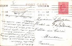 Vintage Postcard Still life Fantasy Grapes