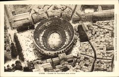 CPA Corrida Course de taureaux aux arenes Nimes 