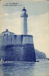 CPA Le Phare a maree basse Le Treport