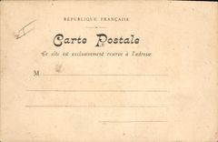 Vintage Postcard Fecamp Headlight piers and the beach