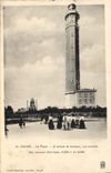 CPA Phare Calais Feu tournant electrique