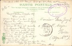 Vintage Postcard Militaria Steam-launch Bateau Sailors