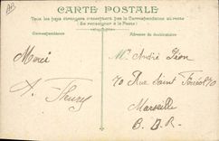 Vintage Postcard Militaria life of the sailor Exercise of gymnastics