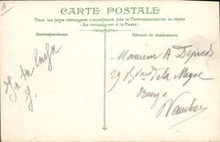 CPA Militaria La vie du marin Depart des canots majors 