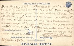 CPA Militaria Armee russe Artillerie traversant un col des Carpathes Russie Russia 