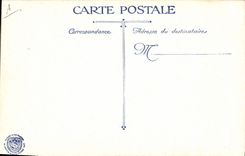 CPA Militaria A guard dog on the English Trenches 