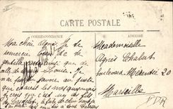 Vintage Postcard Carnival of Aix Aix in Provence the queen of the desert