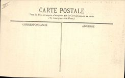 Postal Carnaval Aix en Provence el Corso Su Majestad Volován dejada pasmado