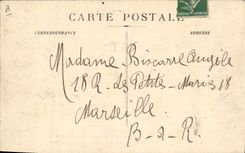 Vintage Postcard Carnaval XXIII Malborough from goes away you in Mechanical war Jouet Aix to Provence