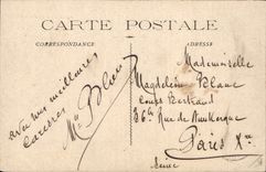 Vintage Postcard Carnival of Aix Choral society of the bonnets singing of so in C Aix in Provence