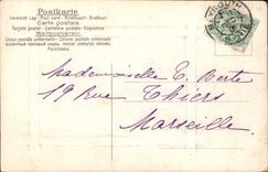 CPA Fantaisie Bateau (en relief) 