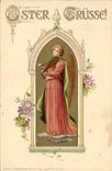 CPA Fantaisie Fleurs Ange 