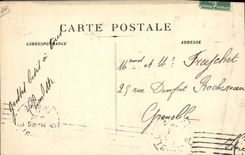 Vintage Postcard Pierrot Pierrots Carnival of Nice 1914 Great popular ball on the Massena place