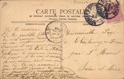 Vintage Postcard Pierrot Pierrots Mr. Franck and Willy the lesson of love