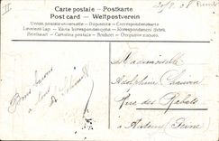 Vintage Postcard Pierrot Pierrots Guitar