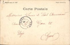 Vintage Postcard Pierrot Pierrots