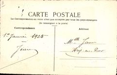 Vintage Postcard Pierrot Pierrots (drawing has the hand