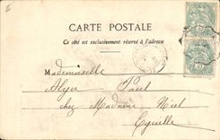 Vintage Postcard Pierrot father Pierrots