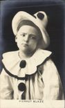 Vintage Postcard Pierrot blaze Pierrots