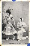 Vintage Postcard Pierrot Pierrots Jane Breuil and REx