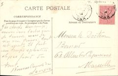 Postal Árbol la Santa Bálsamo Gran roble de Giniez