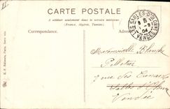 Postal Fantasia Flores Oeilles