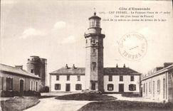 Vintage Postcard Headlight Cape Frehel