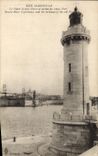 Vintage Postcard Headlight Holy Marie and entry of the Marseilles old port