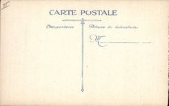 Vintage Postcard French Militaria offering of the flowers to the English soldiers Velo Cycles