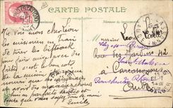 Vintage Postcard Militaria Infantry Interior of a kitchen Butchers