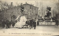 Vintage Postcard Carnival XXII and SM Flight with the Wind epatee Aix in Provence