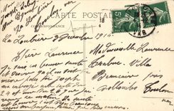 Vintage Postcard Fantaisie Newspapers Newspaper Bandages merry Politique in times of peace Marins Militaria