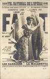 Vintage Postcard Fantasy Newspapers Newspaper National theater of the Opera Barbarians Maladetta