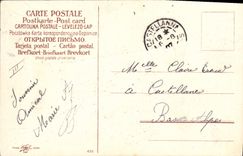 Postal Fantasia Flores Perno Canon