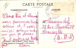 Postal Niños Atención para los colores Colonias