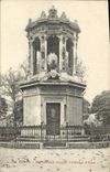 Vintage Postcard Tower water Dijon Monument Darcy