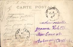 Vintage Postcard Tower water Mesnil Amelot the tanks Sheep Dog