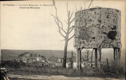 Vintage Postcard Tower water Verdun Marceau Barracks the Militaria tank