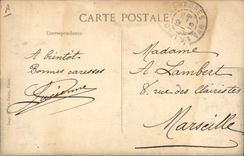 Postal Castillo de agua Batería de los Moros de Sres. Schneider y CO Vista general del Barrio obrero