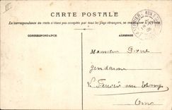 Vintage Postcard Vierzon Professional National school the water park and Tower