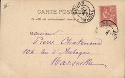 Vintage Postcard smart Pierrot Pierrots