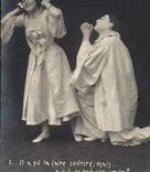 Vintage Postcard Pïerrot It could make it smile Pierrots