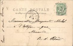 Vintage Postcard Pïerrot Colombine Pierrots remains indifferent