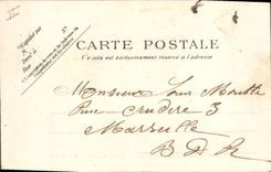 Postal Árbol París Ida de los cedros al jardín de las Plantas